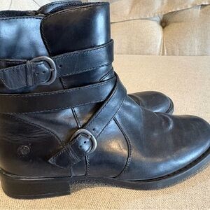 Born Black Leather Boots